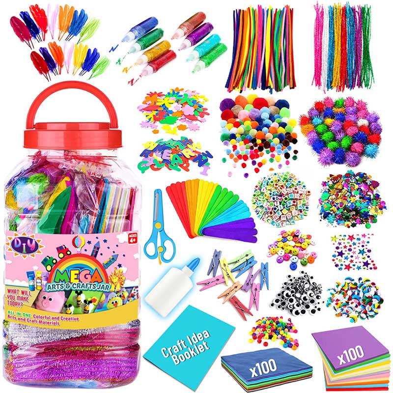 In che modo i bambini possono ispirare la creatività e l'apprendimento dell'arte fai -da -te?